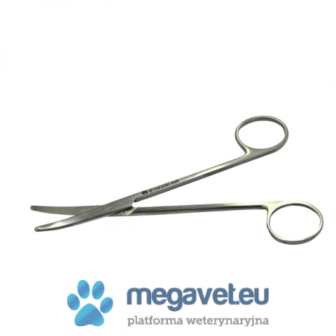 Metzenbaum tissue scissors bent t/t 14 cm [GWV]