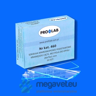Szkiełka bez pola opisu, gr. 1 mm, 26 x 76 mm Profilab (PFB)