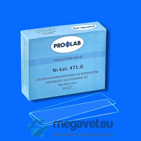 Szkiełka do rozmazów, gr. 1 mm, 26 x 76 mm Profilab (PFB)