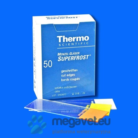 Szkiełka SUPERFROST z polem opisu, gr. 1 mm, 26 x 76 mm Menzel-Glaser (PFB)