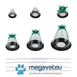 Oxygen masks, plexiglass, for cats and dogs [ECM]