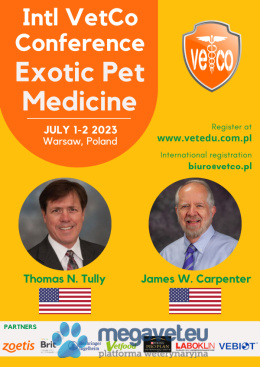 2023.07.1-2 Międzynarodowa konferencja VetCo: Exotic Pet Medicine