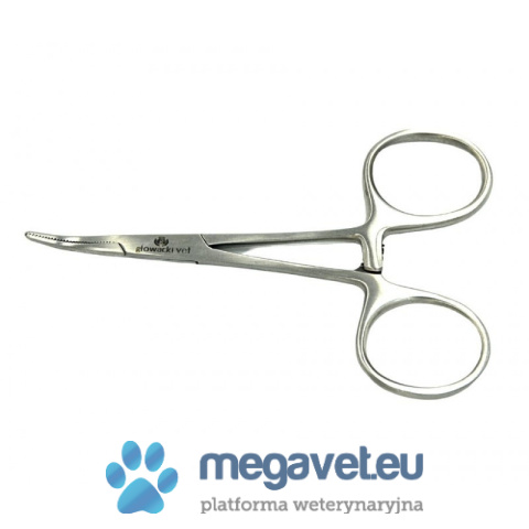 Kleszcze naczyniowe pean MOSQUITO zakrzywione 10 cm [GWV]