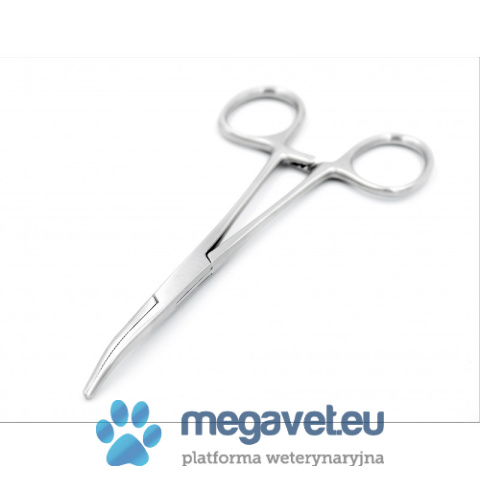 Kleszcze naczyniowe pean KELLY zakrzywione 14 cm [GWV]