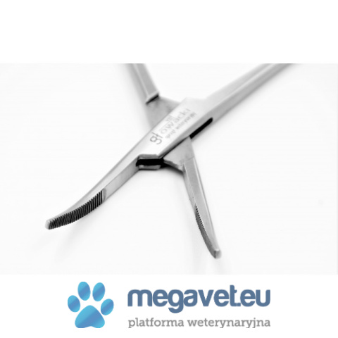 Kleszcze naczyniowe pean KELLY zakrzywione 14 cm [GWV]
