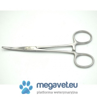 Kleszcze naczyniowe pean KELLY zakrzywione 14 cm [GWV]