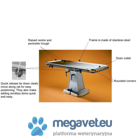 Classic Flat-Top Surgical Table - Hydraulic & Heated [GWV]