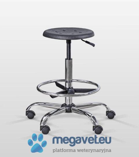 Veterinary stool T-POL + footrest [WOE]