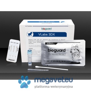 CPV/CCV/Giardia Antigen Test (3DX) 10pcs per package [GWV]