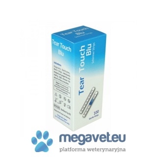 Schirmer tear test with blue dye - strips 100 pcs/op. [GWV]