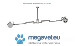 Veterinary Double-Arm Surgical Lamp (EUV)