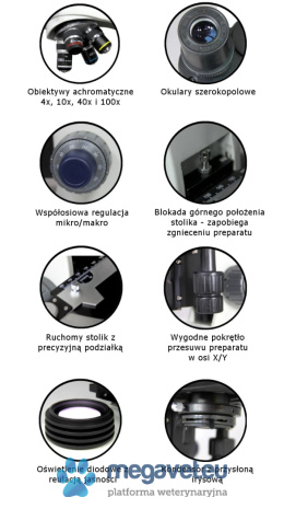 Mikroskop weterynaryjny Delta Optical Genetic Pro Trino (DOP)