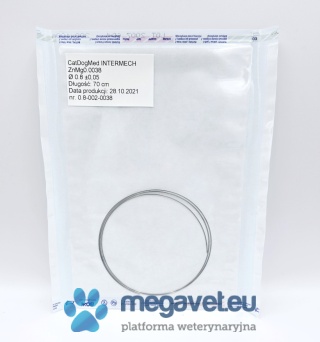 1.0mm Resorbable Thread / Wire (ITM) CatDogMed Zinc Magnesium Surgical Wires