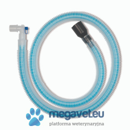 Concentric patient breathing circuit, 1.5 m long, blue