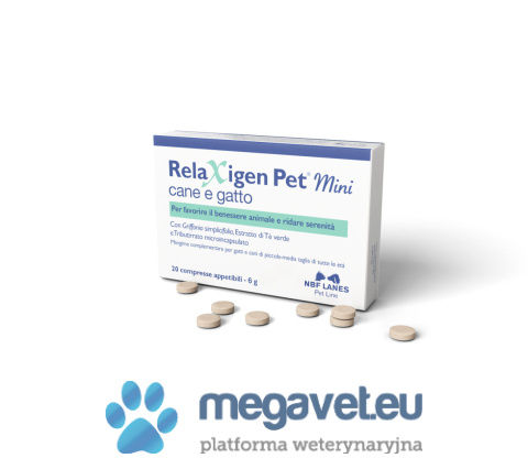 Relaxigen Pet Mini cane e gatto 20 tabletek (ILV)