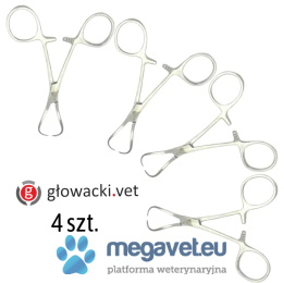 Set of 4 BACKHAUS drape clips 9cm [GWV]