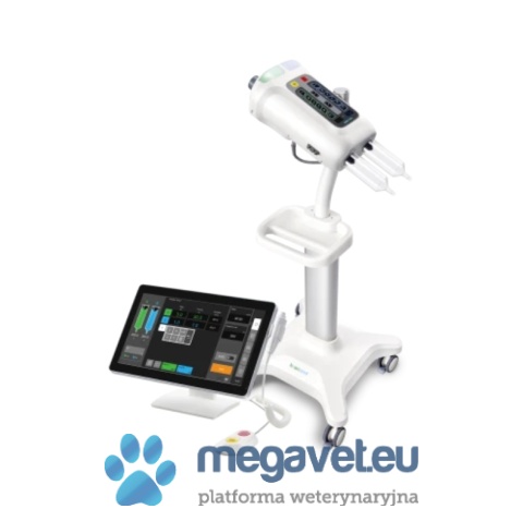 Dual-head contrast media injector