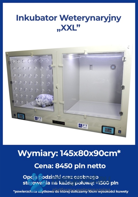 Post-operative incubators with oxygen therapy option