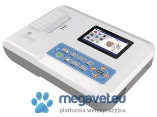EKG weterynaryjne 3 kanały z monitorem ECG300G-VET (BSM)