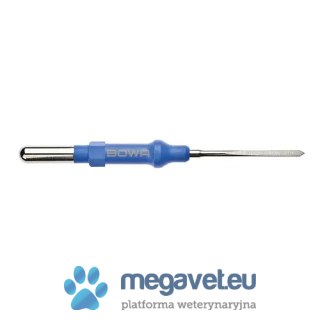 Elektroda nożowa, cienka, prosta, trzonek 4mm (TCM)