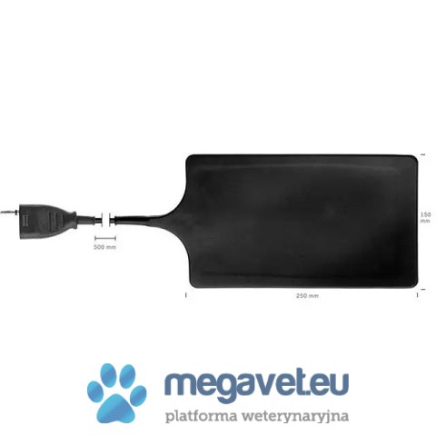 Gumowa elektroda neutralna, dla dorosłych, 250 x 150 mm, do Erbe (TCM)