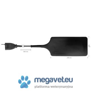 Gumowa elektroda neutralna dla dzieci wym.:150x80mm do Erbe (TCM)