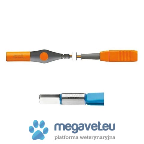 Kabel bipolarny, szczypce BOWA, do Erbe, 4 m (TCM)