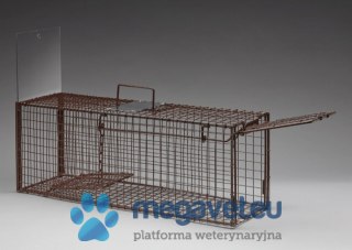 Klatka pułapka na koty z podłogą z drutu (BSM)