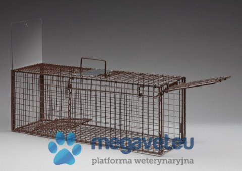 Klatka pułapka na koty z podłogą z drutu (BSM)