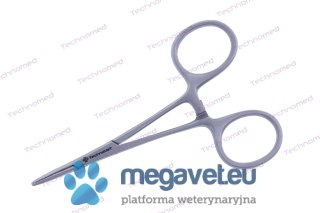 Kleszcze HALSTEAD MOSQUITO odgięte, 100mm (TCM)