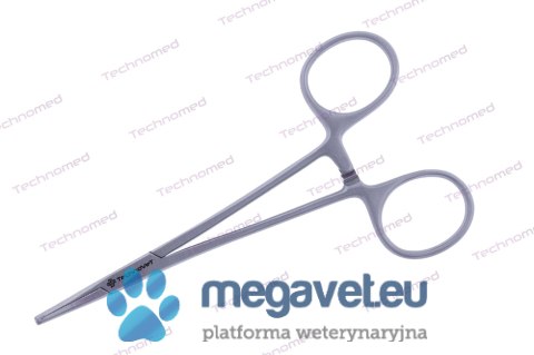 Kleszcze HALSTEAD MOSQUITO odgięte, 125mm (TCM)