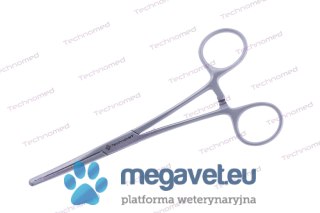 Kleszcze naczyniowe KOCHER OCHSNER odgięte, 160mm, 1x2 ząb (TCM)