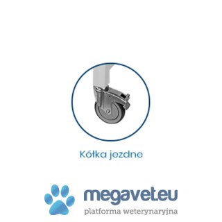 Kółka jezdne do stołów weterynaryjnych (BSM)