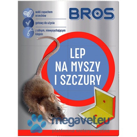 Lep na myszy i szczury pułapka klejąca z wabikiem Bros (BSM)