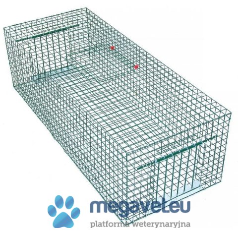 Pułapka samochwytna do gołębi, wron, przepiórek dwustronna, 90 cm (BSM)