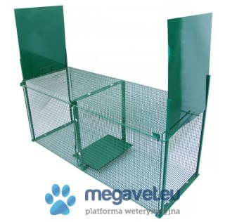 Pułapka żywochwytna dwuwejściowa lisy 150x50x60cm (BSM)