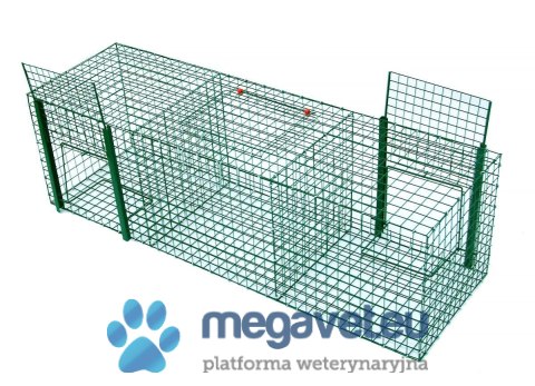 Pułapka żywochwytna na kruki i wrony, na żywą przynętę (BSM)