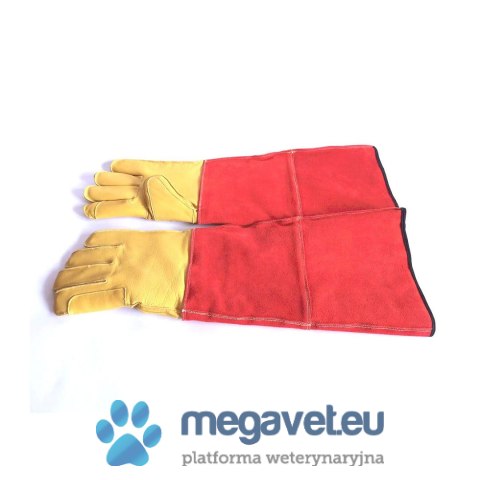 Rękawice ochronne weterynaryjne z mankietem do łokcia (BSM)