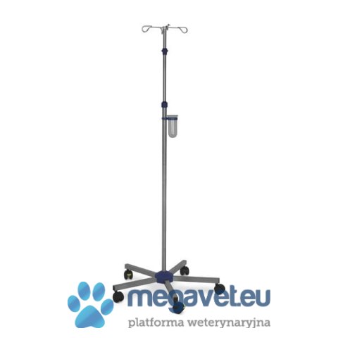 Stojak infuzyjny ze stali nierdzewnej (BSM)