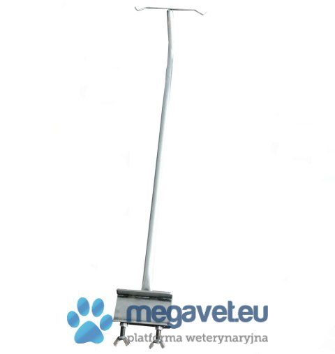 Stojak na kroplówki montowany do stołu stal 94cm (BSM)