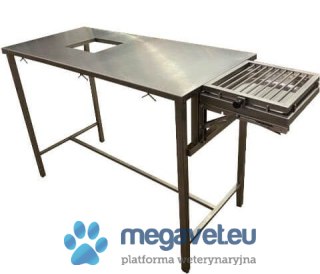 Stół zabiegowy (do badań USG) z wyciętym otworem (BSM)