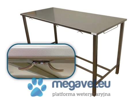 Stół zabiegowy weterynaryjny stalowy (BSM)