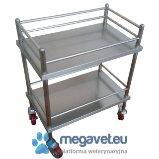 Wózek medyczny asystor na narzędzia weterynaryjne (BSM)