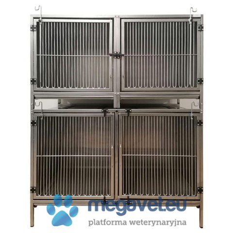 Zestaw klatek dwa poziomy z kuwetami (BSM)