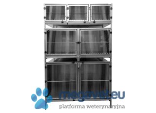 Zestaw klatek trzy poziomy bez kuwet (BSM)