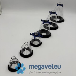 Zestaw masek do anestezji zwierząt 6 szt. (BSM)