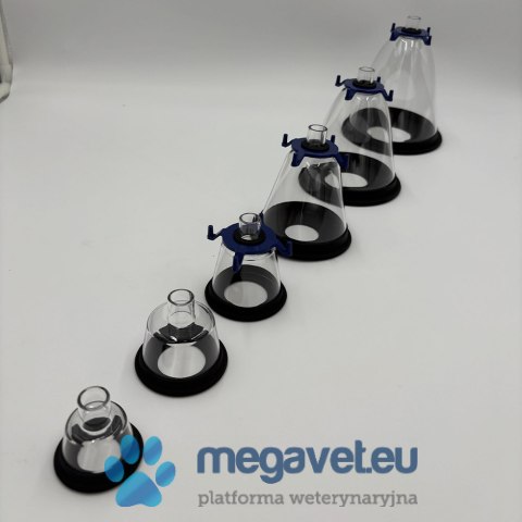 Zestaw masek do anestezji zwierząt 6 szt. (BSM)