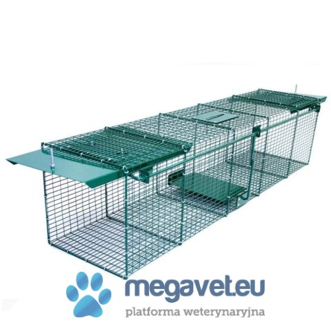 Żywołapka dwuwejściowa 120 cm na kuny, koty (BSM)