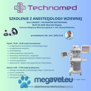 Anestezjologia wziewna + respirator - szkolenie (TCM)