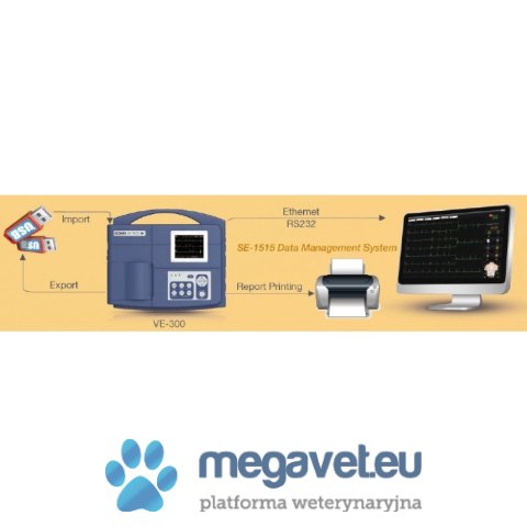 Aparat EKG Edan VE-300 Vet (IPP)